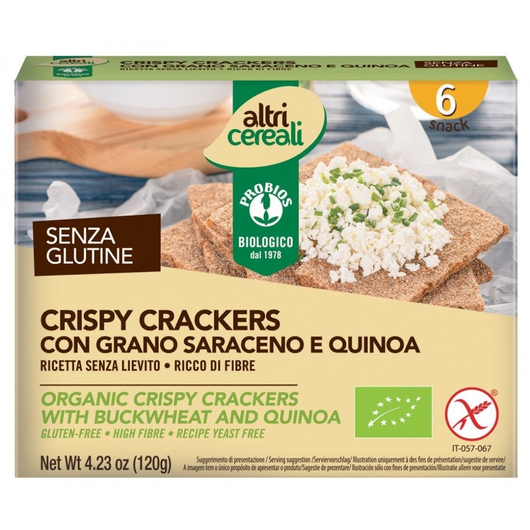 CRISPY CON GRANO SARACENO E QUINOA